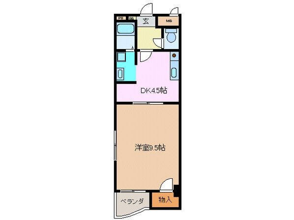 川原町駅 徒歩7分 2階の物件間取画像